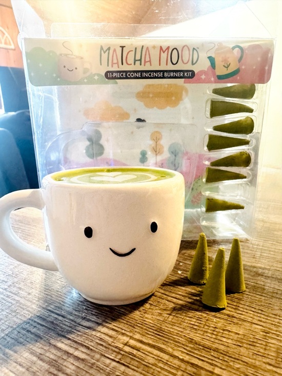 Matcha Mood Other - Matcha Mood Cone Incense Burner Kit Kawaii Mug NIB